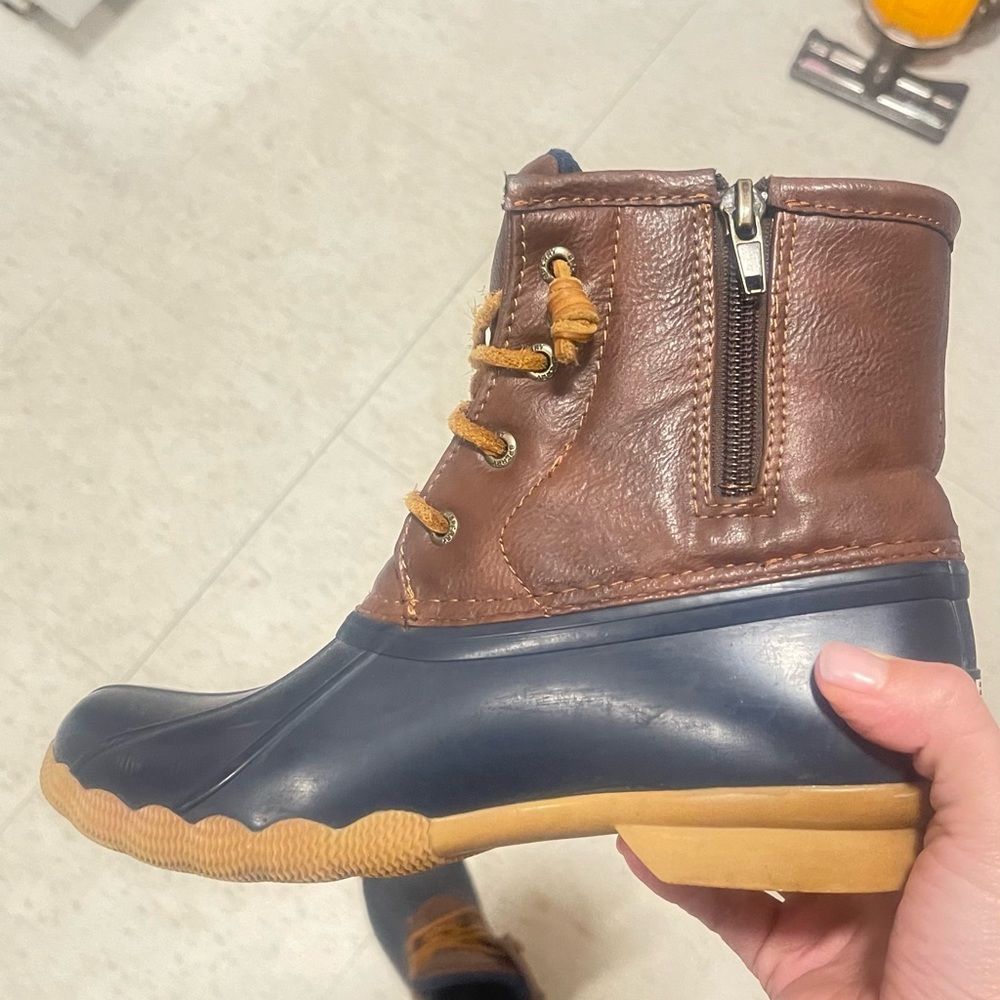 Sperry boots rainy and winter